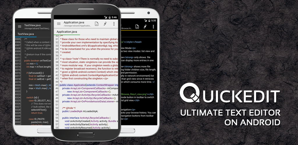 QuickEdit Pro – Editor de textos