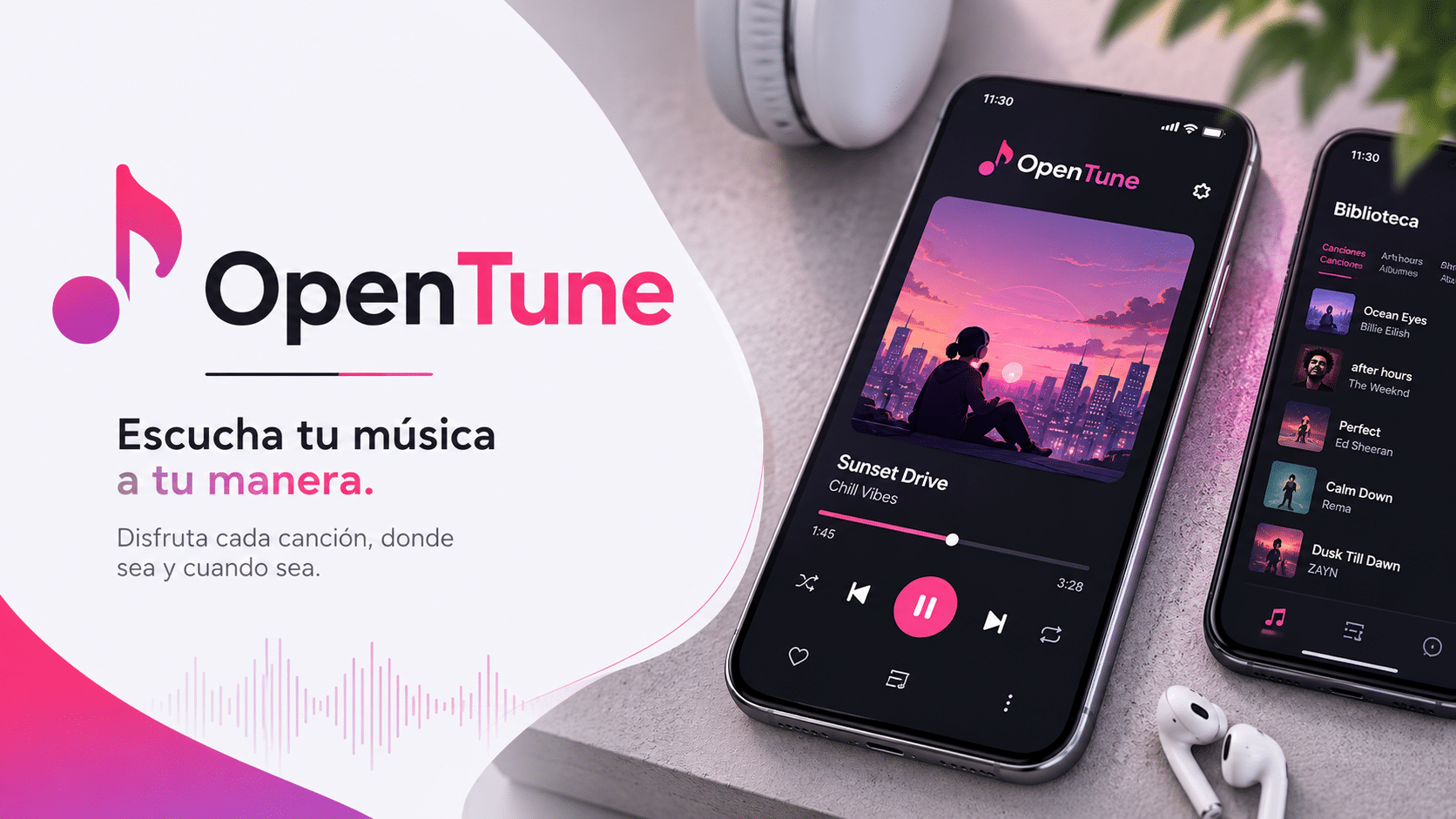 OpenTune – Escuchar música